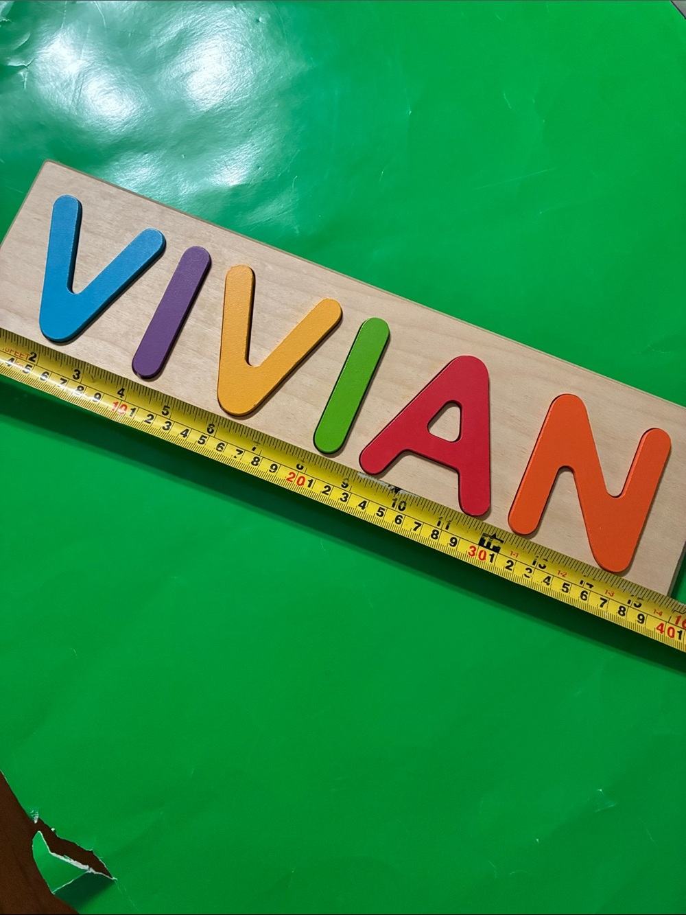 VIVIAN - Wooden Name Puzzle - Picture 8 of 9